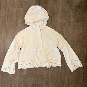 Sweaty Betty White Mesh Hoodie